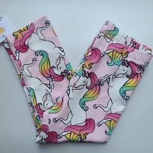 The Children's Place unicorn leggings 18-24m NWT